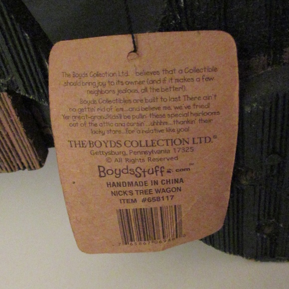 "Nick's Tree Wagon" Boyds Collection - Picture 8 of 12